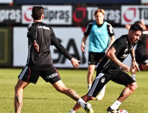 Beşiktaş kondisyon ve taktik çalıştı