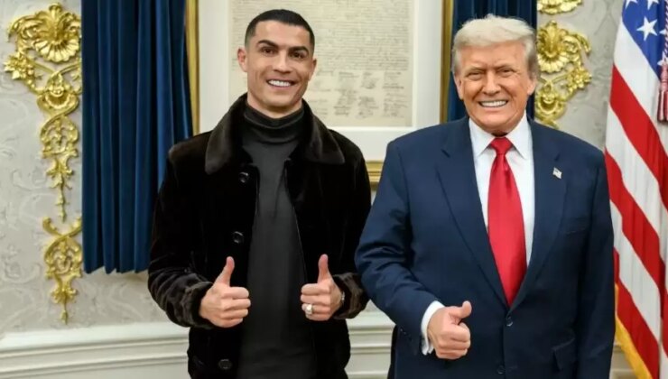 Cristiano Ronaldo tartışması! Trump’la yemek yedi, Dünya Kupası hakkı kazandı