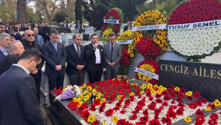 Galatasaray Kulübünün eski başkanı Mustafa Cengiz, kabri başında anıldı