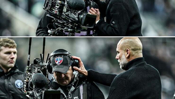 Guardiola, tepki gösterdiği kameramandan özür diledi