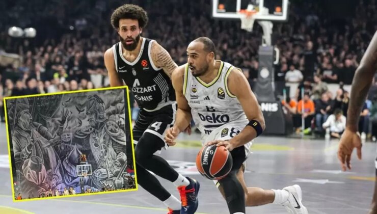 Partizan – Fenerbahçe maçındaki skandal pankarta skandal ceza!