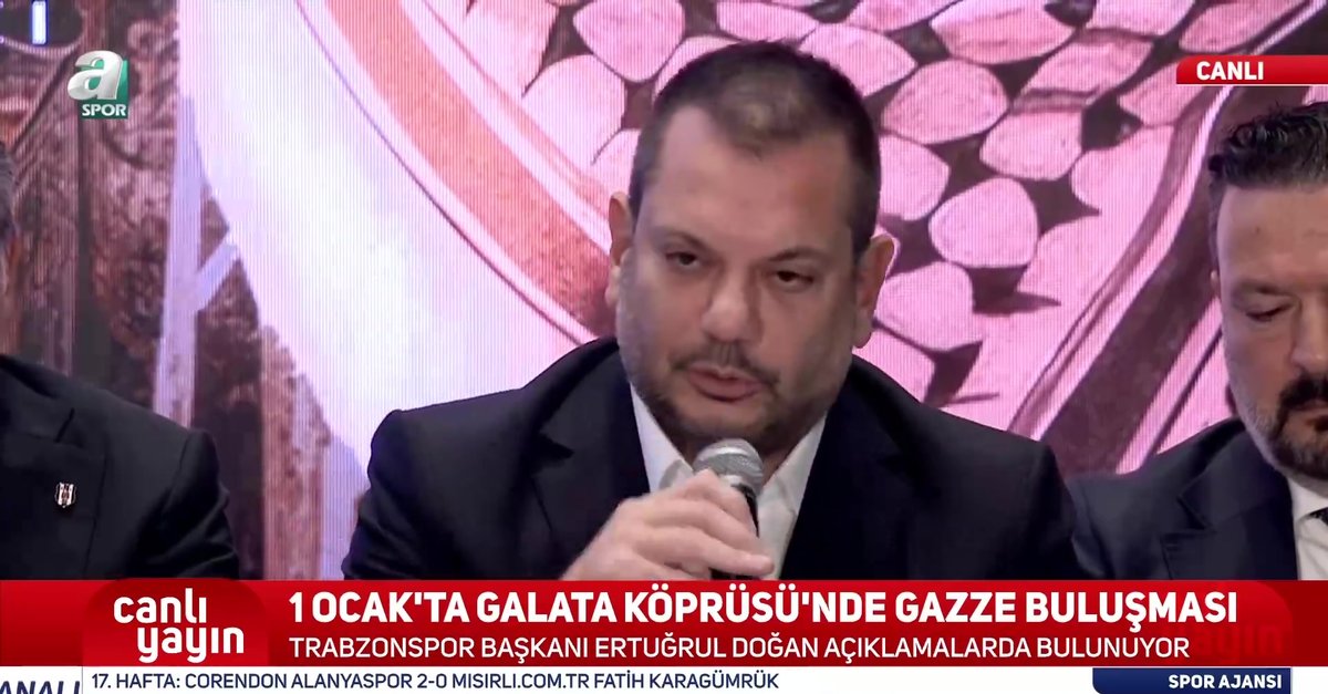 Trabzonspor Başkanı Ertuğrul Doğan: Bu katliam artık durmalı