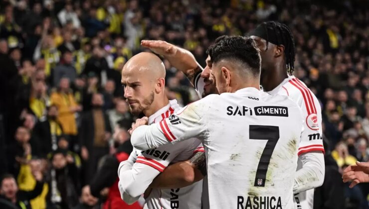 Beşiktaş, bu sezon ilk kez büyük bir maçı öne geçip kazandı