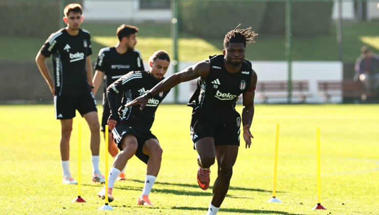 Beşiktaş, Gaziantep FK maçı hazırlıklarını sürdürdü