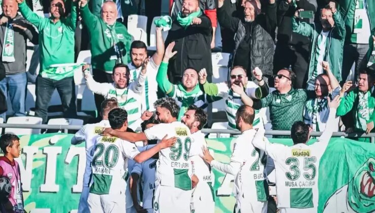 Bursaspor’un yükselişi devam ediyor!