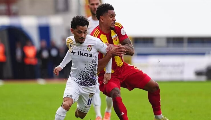 Eyüpspor ile Kayserispor puanları paylaştı