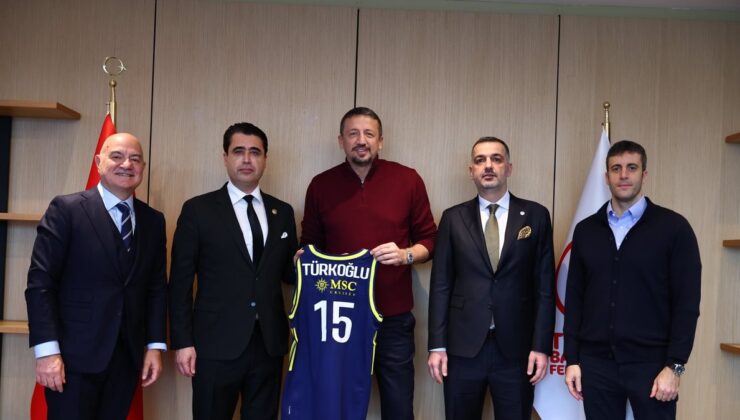 Fenerbahçe’den TBF Başkanı Hidayet Türkoğlu’na ziyaret