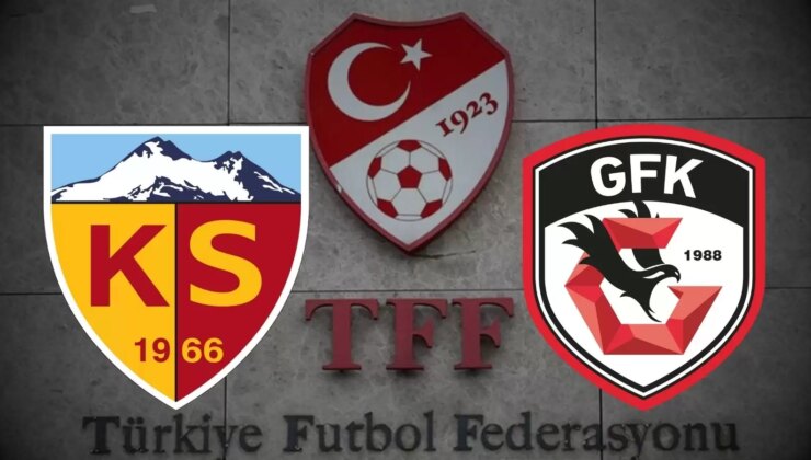 Kayserispor’dan flaş itiraz! Gaziantep FK lisanssız oyuncu oynattı…