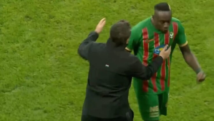 Mbaye Diagne’den galibiyete gölge düşüren hareket! Sarılmak isteyen Sinan Kaloğlu’nu itti…