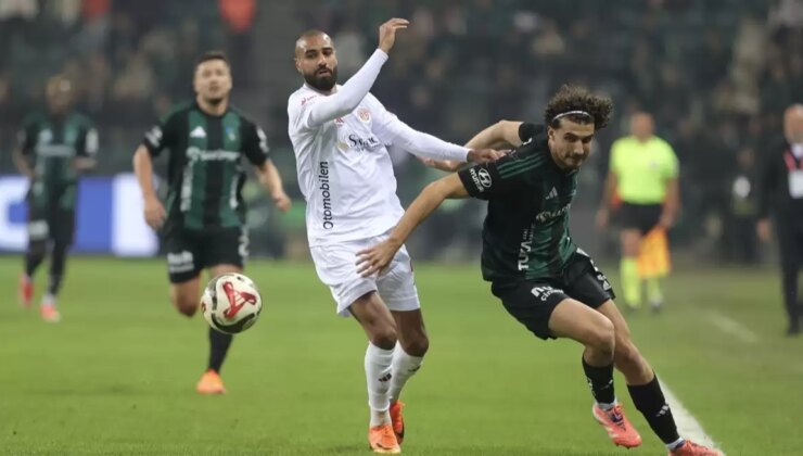 (ÖZET) Kocaelispor–Antalyaspor MAÇ SONUCU: 2-1