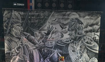 Partizan tribünlerinden skandal hareket!