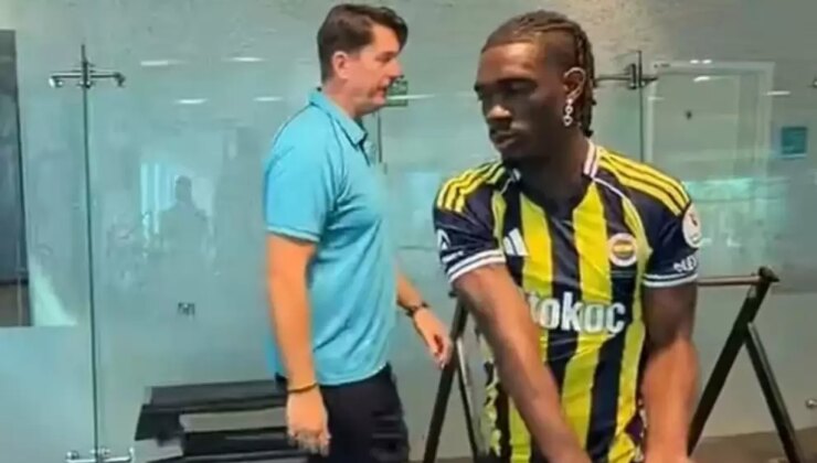 Taraftarları heyecanlandıran görüntü! Yıldız futbolcu Fenerbahçe formasıyla antrenman yaptı