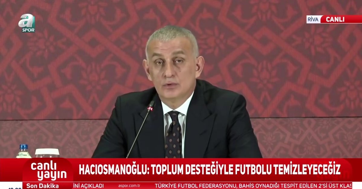 TFF Başkanı Hacıosmanoğlu'ndan Başkan Erdoğan'a teşekkür!
