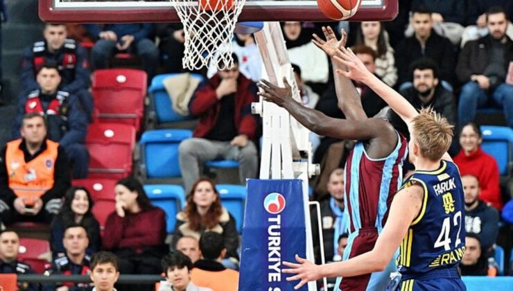Trabzonspor evinde Fenerbahçe Beko’yu devirdi!