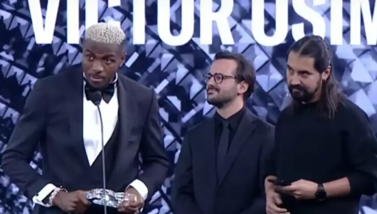 Yılın sporcusu ödülünü aldı "Yaşasın Galatasaray" dedi