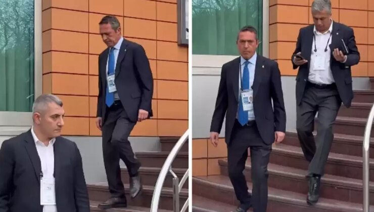 Ali Koç aldığı haber sonrası apar topar Faruk Ilgaz Tesisleri’nden ayrıldı