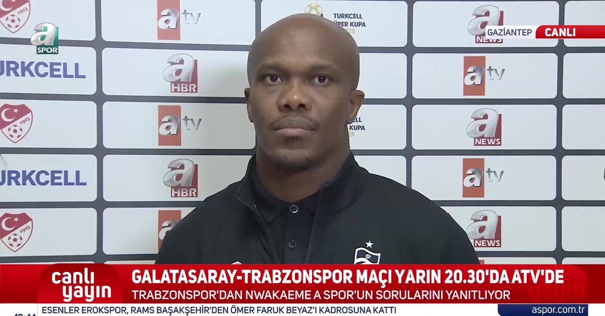 Anthony Nwakaeme: 'Galatasaray maçını dört gözle bekliyorum'