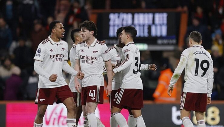 Arsenal zorlansa da Bournemouth’a karşı kazandı!