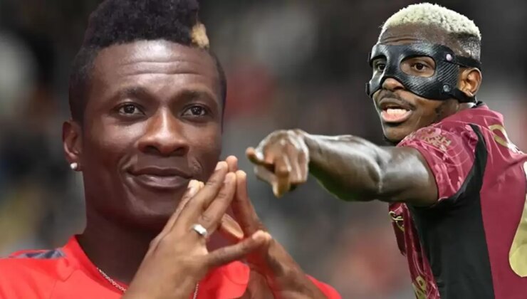 Asamoah Gyan’dan Victor Osimhen’e transfer önerisi!
