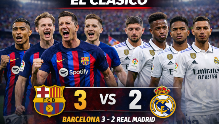 Barcelona – Real Madrid (3-2) | Maç özeti