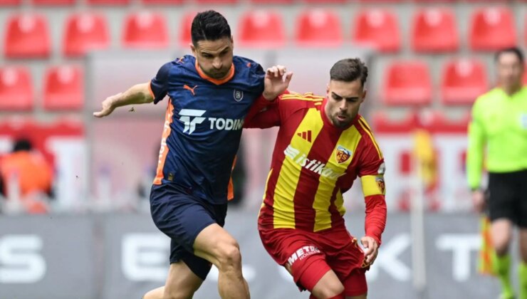 Başakşehir, Kayserispor deplasmanında 3 puanı 3 golle aldı