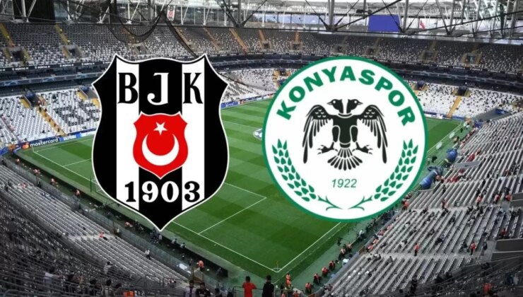 Beşiktaş – Konyaspor maçı öncesinde sürpriz bir şekilde kadrodan çıkarıldı!
