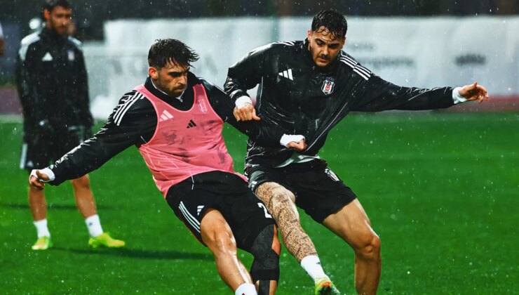 Beşiktaş, "yağmurlu bir günde" çalıştı