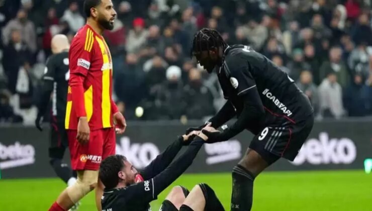 Beşiktaş–Kayserispor maçında tribündeydiler! Yıldız oyuncuyu izlediler