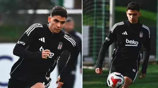 Beşiktaş’ta Yasin Özcan, takımla ilk antrenmanına çıktı
