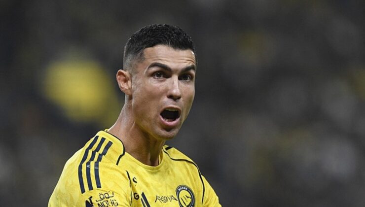 Cristiano Ronaldo’dan ilginç gol! Sırtına çarpan top…