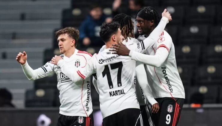 Dolmabahçe’de hata yok! Kartal 3 golle kazandı