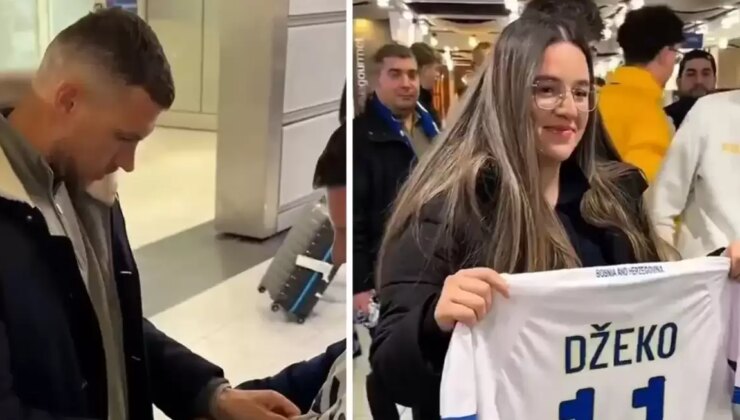 Dzeko’dan Fener taraftarını duygulandıran hareket