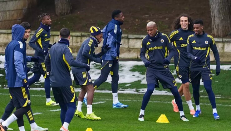 Fenerbahçe’ye Aston Villa maçı öncesi müjde! Antrenmana çıktı…