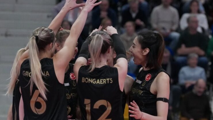 Galatasaray Daikin’den Belçika’da net galibiyet!