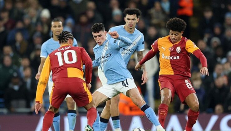 Galatasaray, Manchester City’ye deplasmanda kaybetti! Play-off mücadelesi sürecek