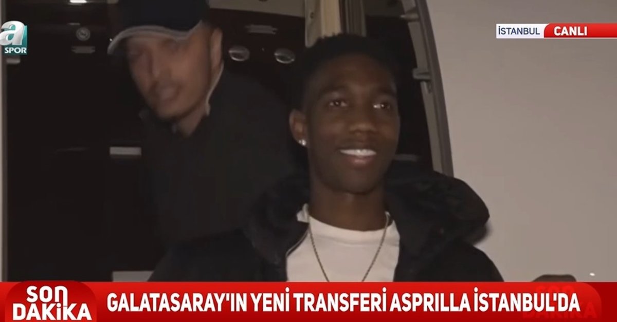 G.Saray'ın yeni transferi Yaser Asprilla İstanbul'da