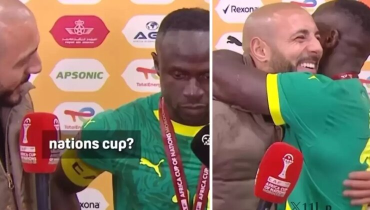 Galatasaray’ın eski yıldızını karşısında gören Sadio Mane şaştı kaldı