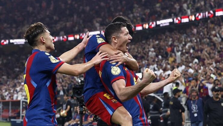 İspanya Süper Kupa finalinde zafer Real Madrid’i deviren Barcelona’nın! İşte maçın özeti