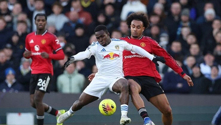 Leeds United ile Manchester United’ın mücadelesinde kazanan çıkmadı: İşte maçın özeti