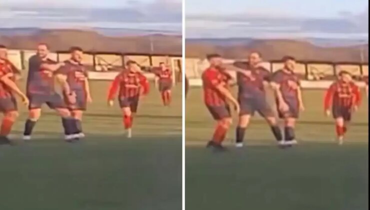 Maç sırasında rakibine dirsek atan futbolcu tutuklandı, kulübü sözleşmesini feshetti