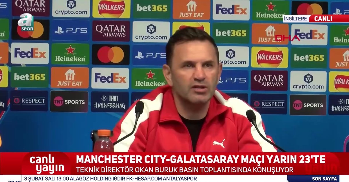 Okan Buruk ve İlkay Gündoğan'dan Manchester City maçı öncesi açıklamalar!