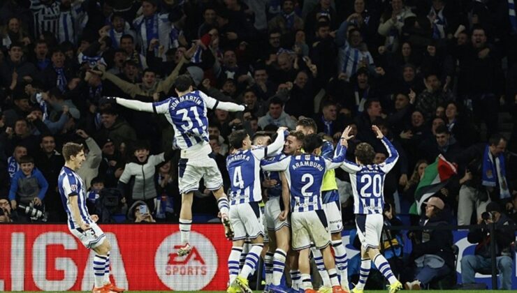 Real Sociedad evinde Barcelona’yı yıktı!