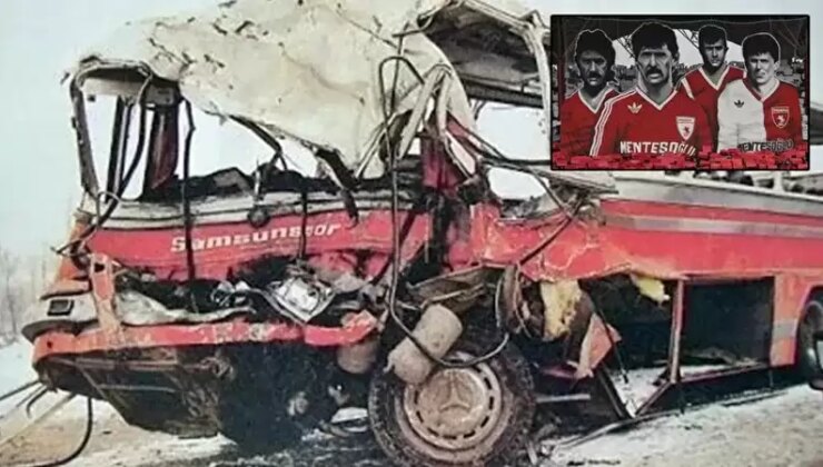 Samsunspor’un 37 yıl önce geçirdiği trafik kazasında hayatını kaybedenler anıldı