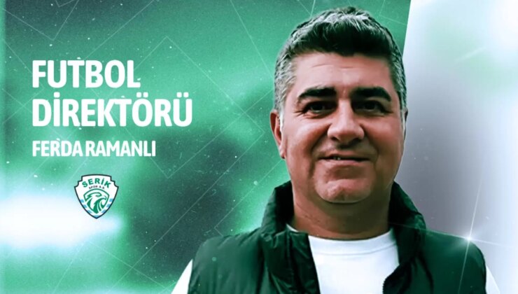 Serikspor’da futbol direktörlüğüne Ferda Ramanlı getirildi