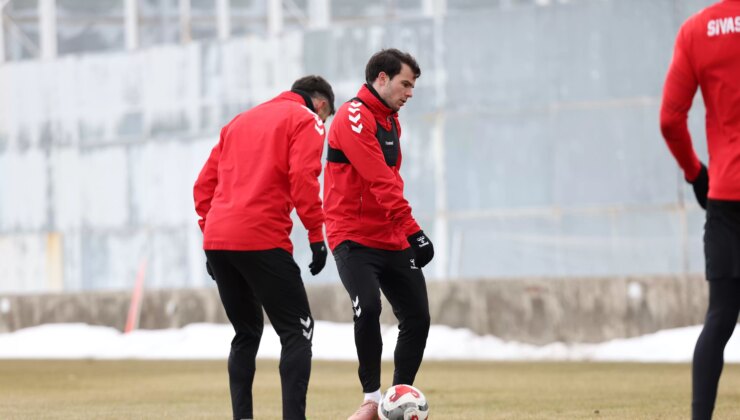 Sivasspor, Pendikspor maçı hazırlıklarını sürdürdü