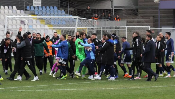 Ankara Keçiörengücü – Erzurumspor FK maçında kavga çıktı
