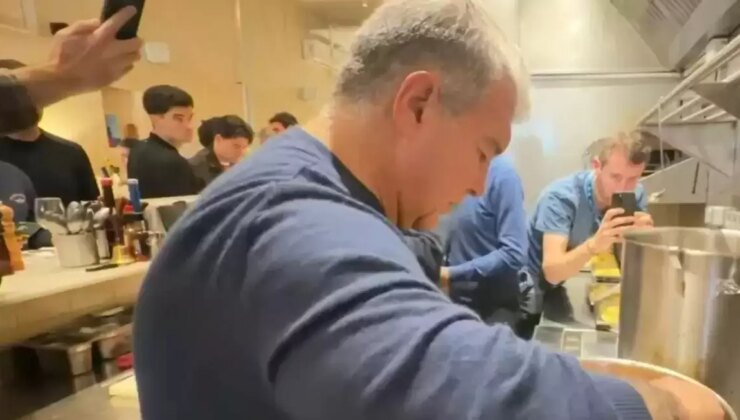 Başkan önlüğü giydi! Laporta’nın o anları olay oldu