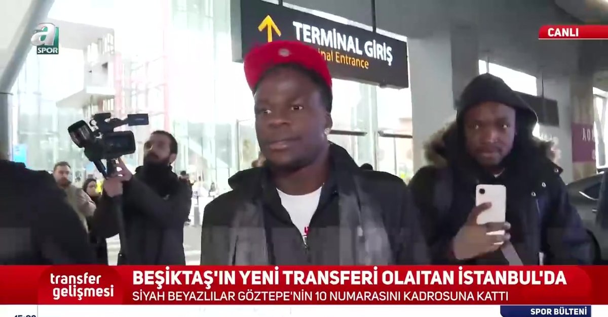 Olaitan Beşiktaş için İstanbul'da!