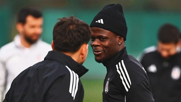 Beşiktaş’ta Junior Olaitan ilk idmanına çıktı