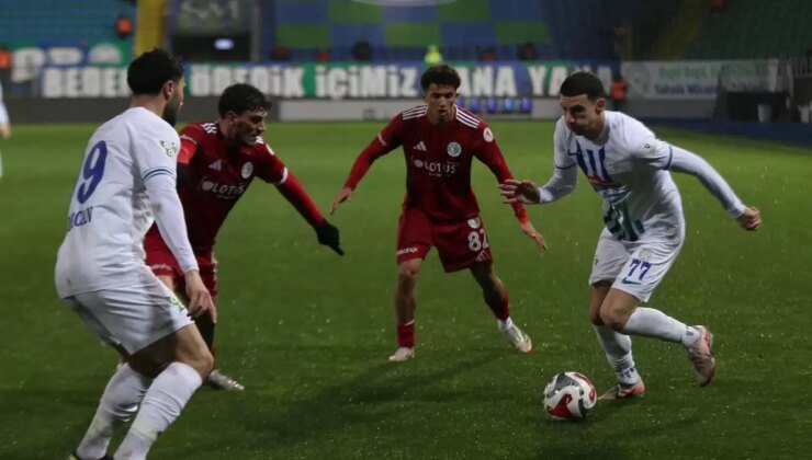 Çaykur Rizespor – Beyoğlu Yeni Çarşı: 1-1 (Maç sonucu-yazılı özet)
